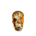3.0" Chalcedony Jasper Crystal Skull Carving - Unique Piece #CJ05