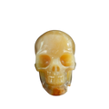 3.0" Chalcedony Jasper Crystal Skull Carving - Unique Piece #CJ07