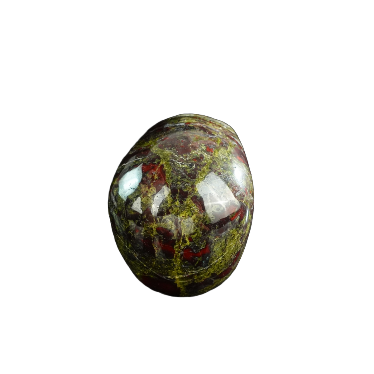 3.0" Dragon Blood Jasper Crystal Skull Carving - Unique Piece #DB08