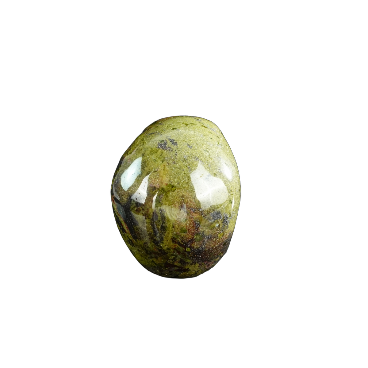 3.0" Dragon Blood Jasper Crystal Skull Carving - Unique Piece #DB13