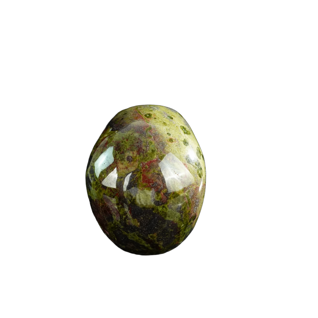 3.0" Dragon Blood Jasper Crystal Skull Carving - Hand Carved Decor