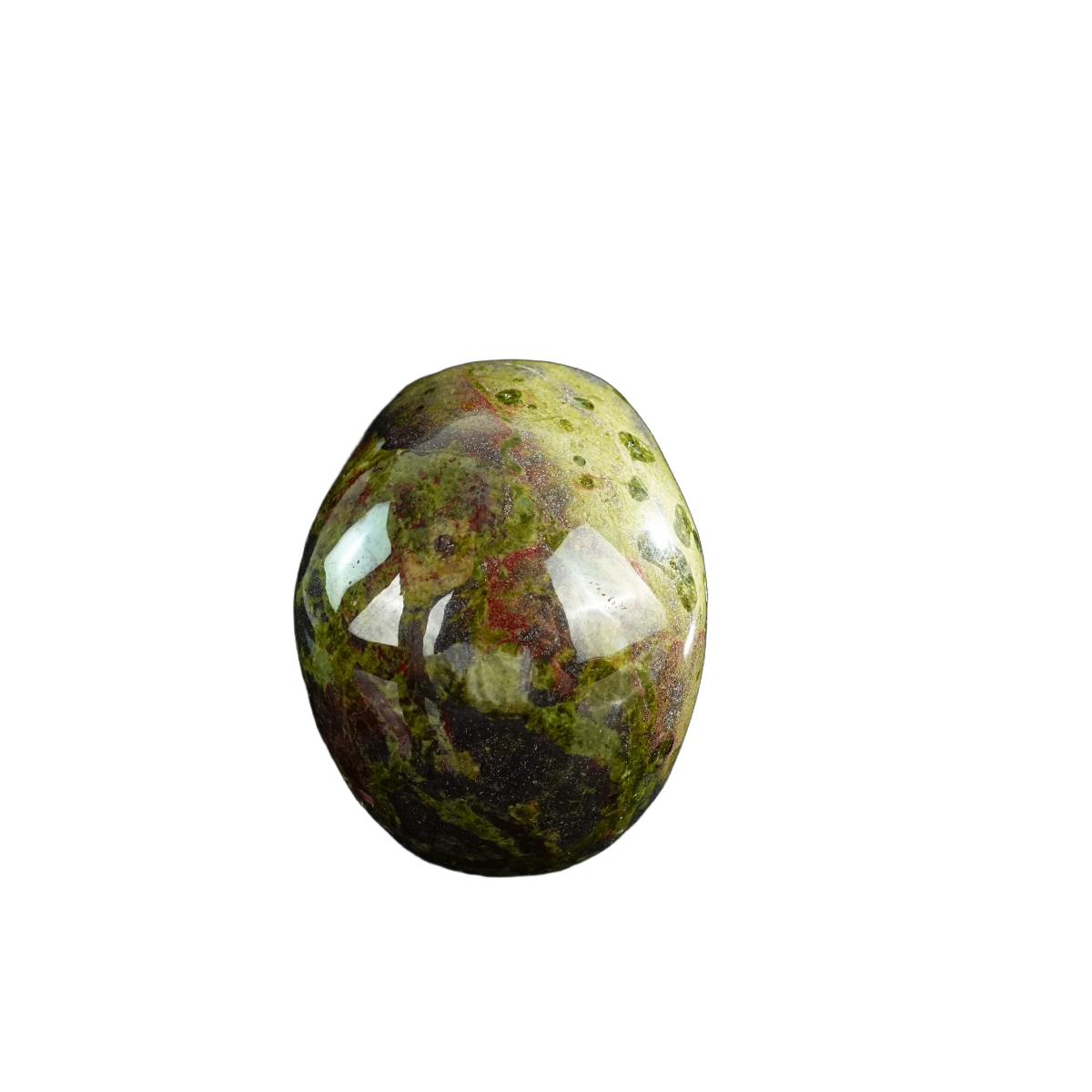 3.0" Dragon Blood Jasper Crystal Skull Carving - Hand Carved Decor