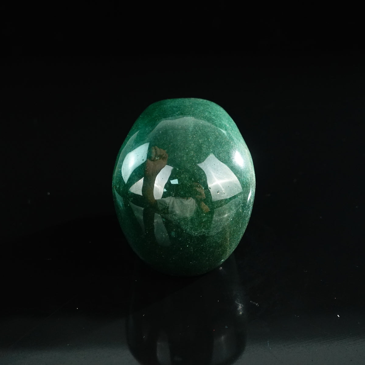 3.0" Green Aventurine Crystal Skull Carving - Unique Piece #GA08