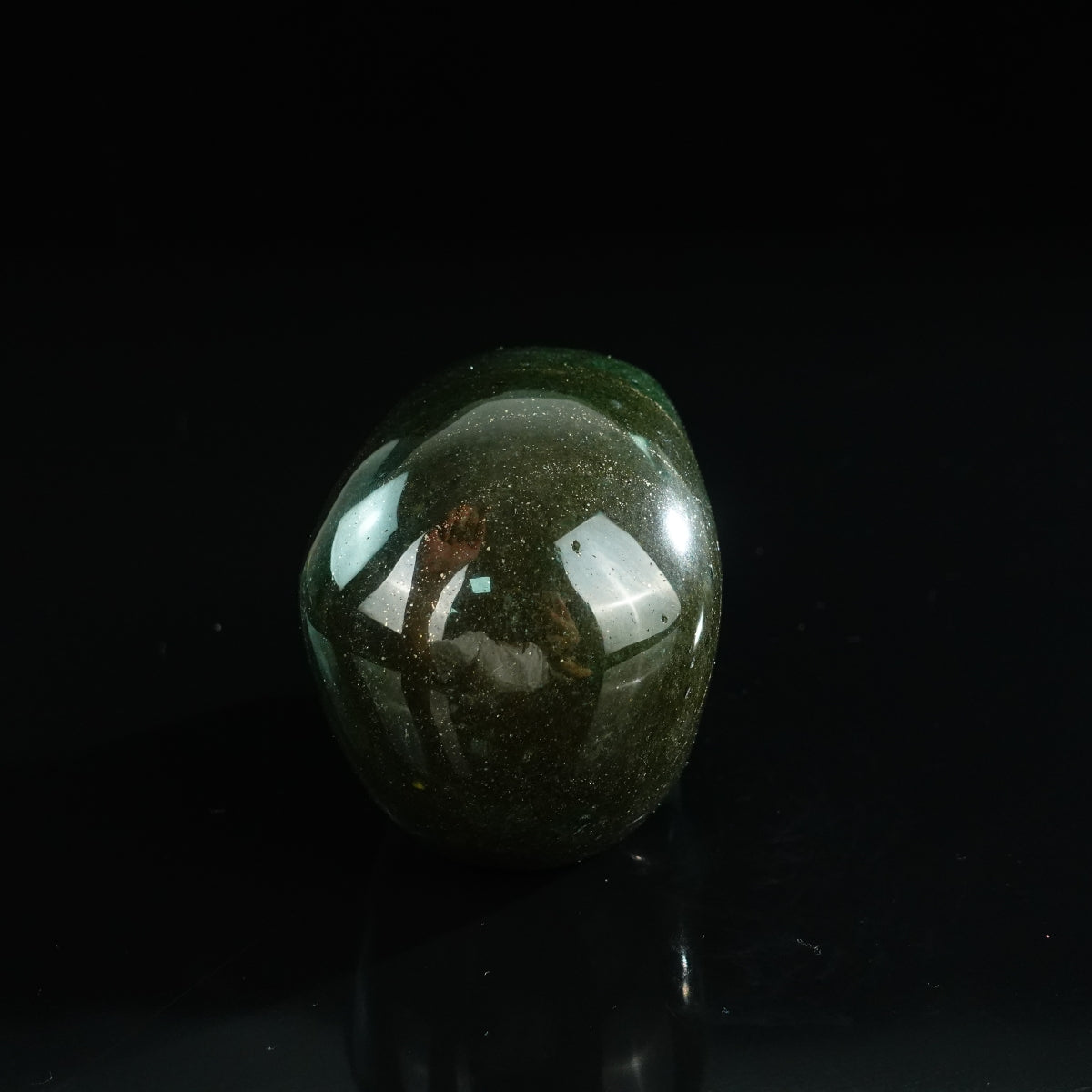 3.0" Green Aventurine Crystal Skull Carving - Unique Piece #GA09