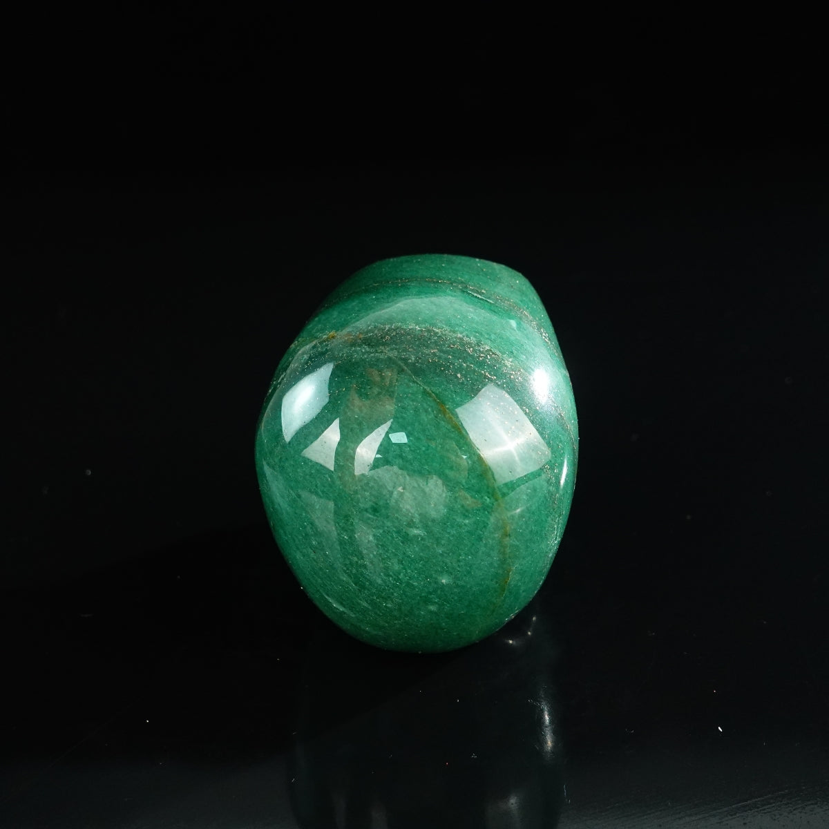 3.0" Green Aventurine Crystal Skull Carving - Unique Piece #GA15
