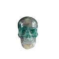 3.0" Fluorite Crystal Skull Carving - Unique Piece #GF02