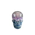 3.0" Fluorite Crystal Skull Carving - Unique Piece #GF03