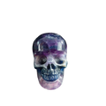 3.0" Fluorite Crystal Skull Carving - Unique Piece #GF04