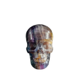 3.0" Fluorite Crystal Skull Carving - Unique Piece #GF05