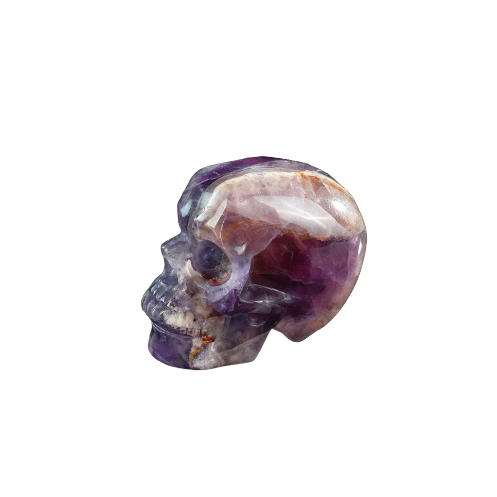 3.0" Fluorite Crystal Skull Carving - Unique Piece #GF06