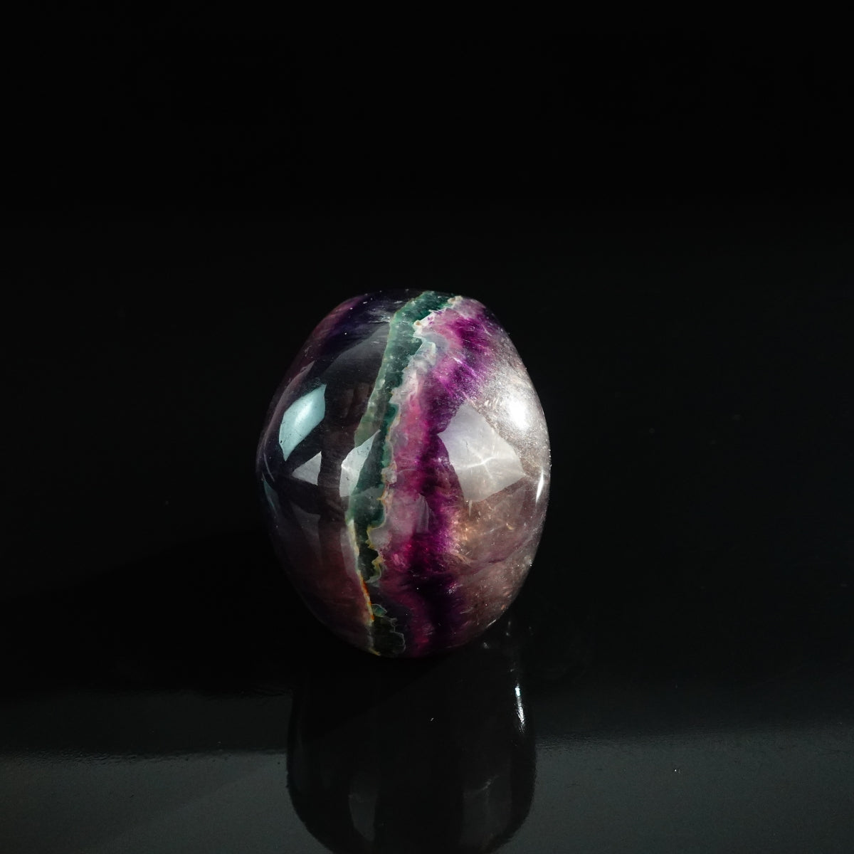 3.0" Fluorite Crystal Skull Carving - Unique Piece #GF07