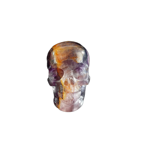3.0" Fluorite Crystal Skull Carving - Unique Piece #GF09