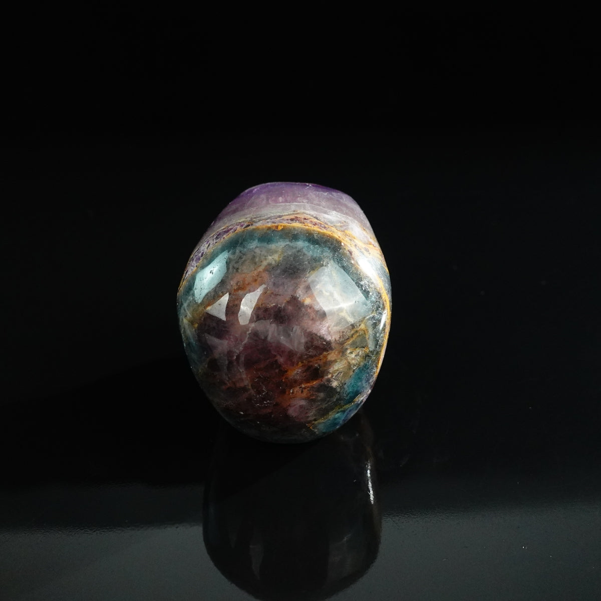 3.0" Fluorite Crystal Skull Carving - Unique Piece #GF10