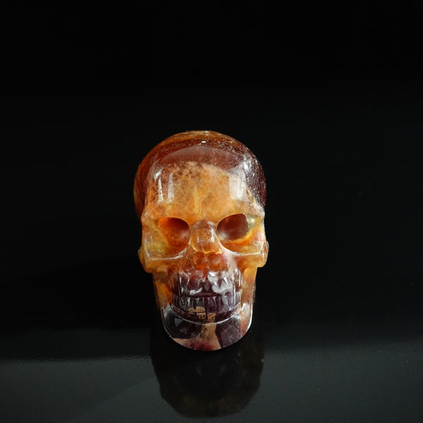 3.0" Fluorite Crystal Skull Carving - Unique Piece #GF11