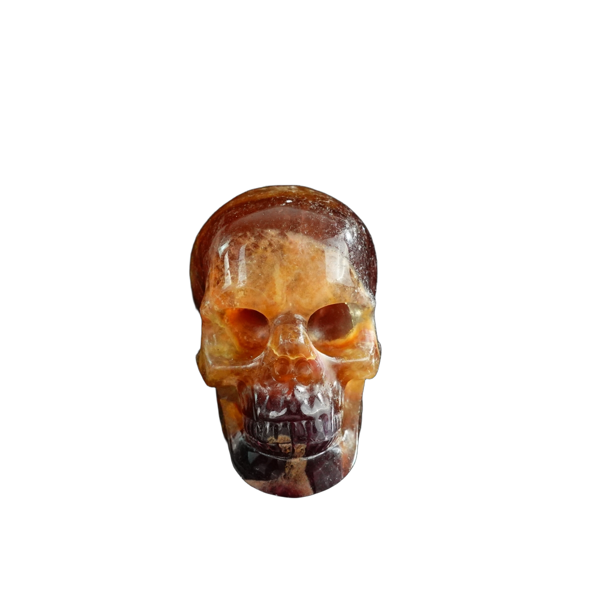 3.0" Fluorite Crystal Skull Carving - Unique Piece #GF11