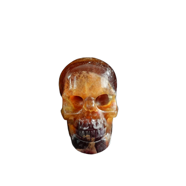 3.0" Fluorite Crystal Skull Carving - Unique Piece #GF11