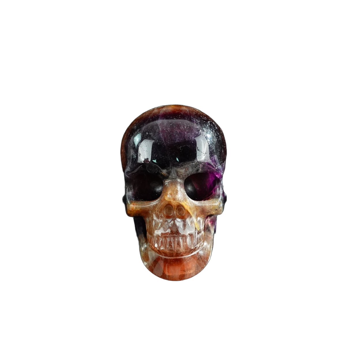 3.0" Fluorite Crystal Skull Carving - Unique Piece #GF13