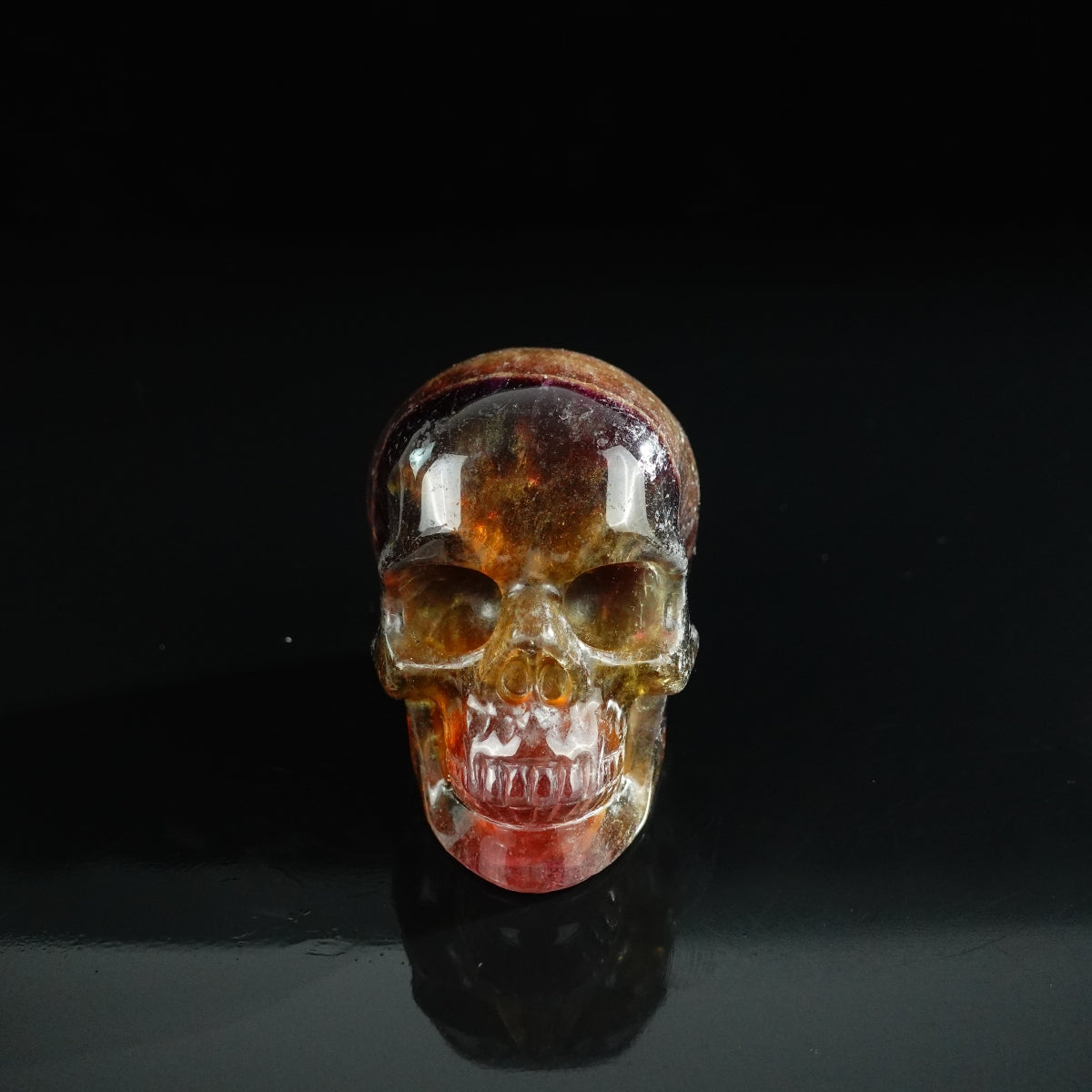 3.0" Fluorite Crystal Skull Carving - Unique Piece #GF14