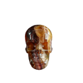 3.0" Fluorite Crystal Skull Carving - Unique Piece #GF17