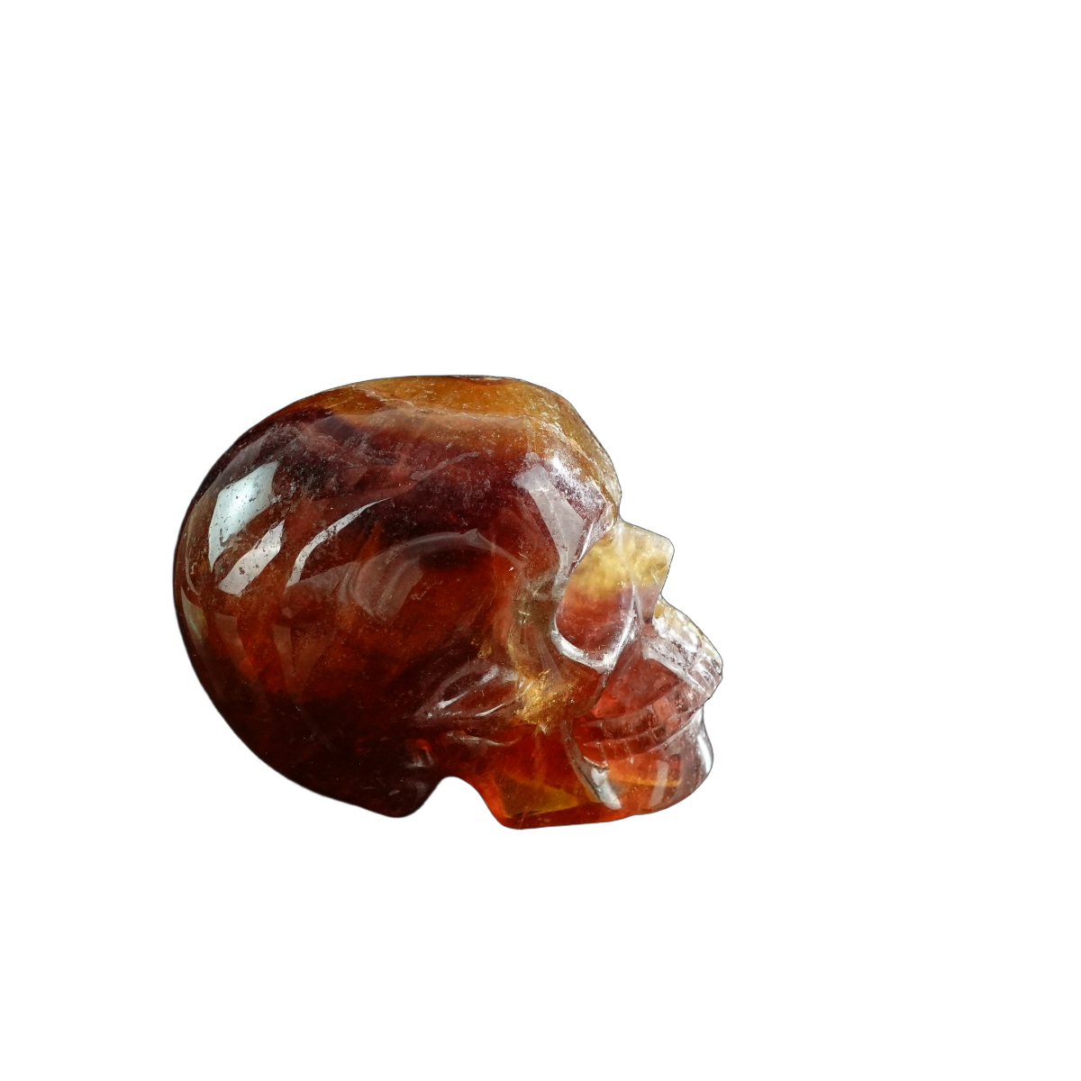 3.0" Fluorite Crystal Skull Carving - Unique Piece #GF17