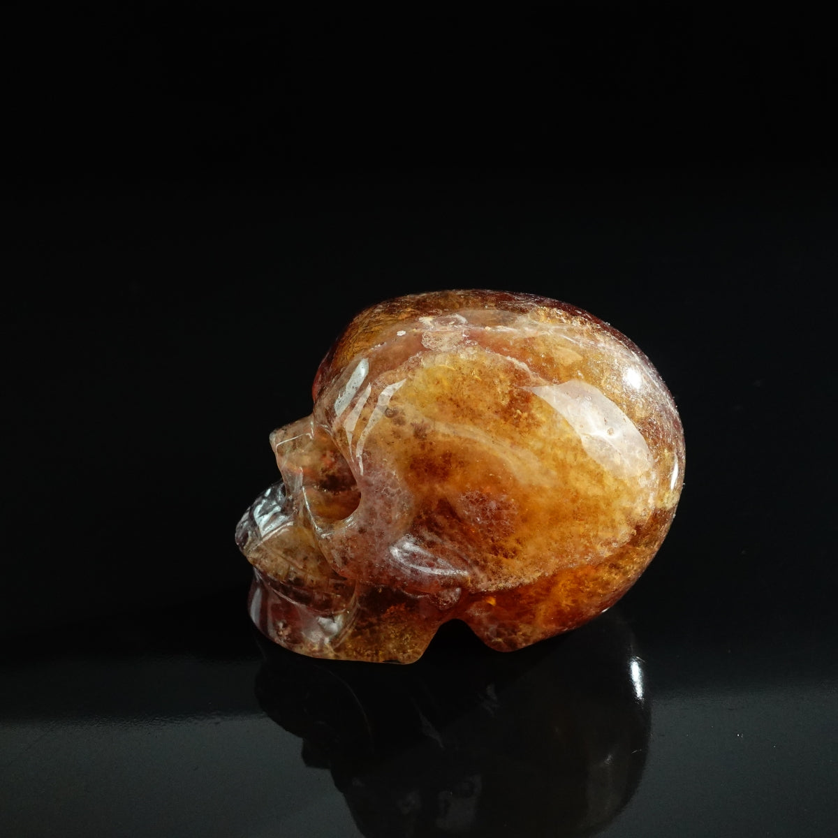 3.0" Fluorite Crystal Skull Carving - Unique Piece #GF17