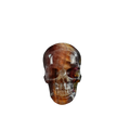 3.0" Fluorite Crystal Skull Carving - Unique Piece #GF18