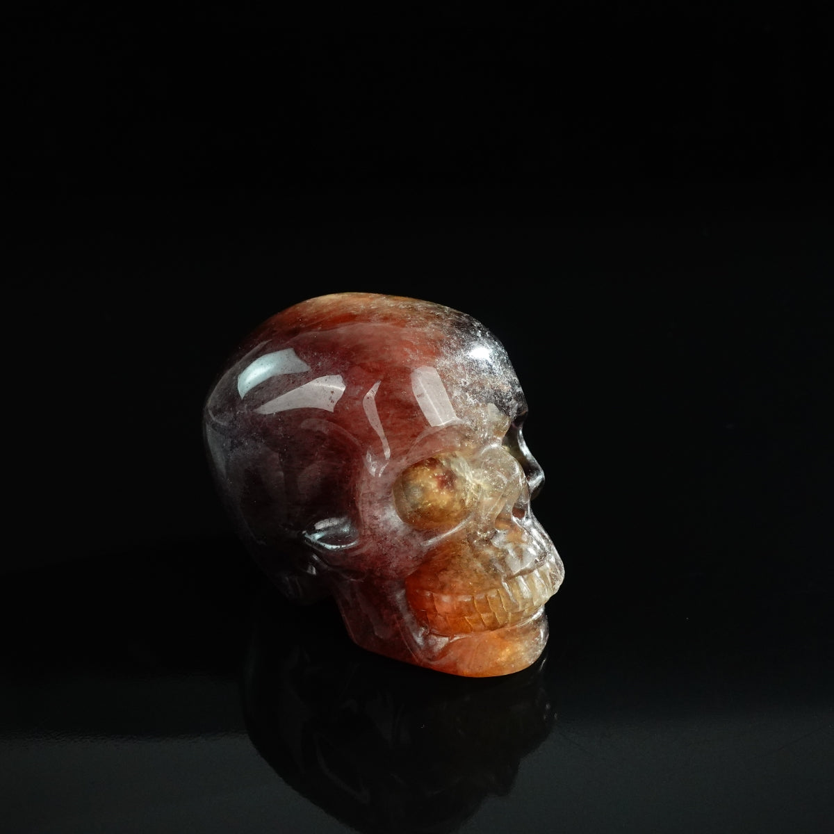 3.0" Fluorite Crystal Skull Carving - Unique Piece #GF18