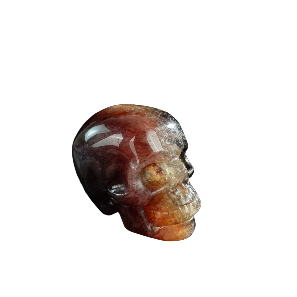3.0" Fluorite Crystal Skull Carving - Unique Piece #GF18