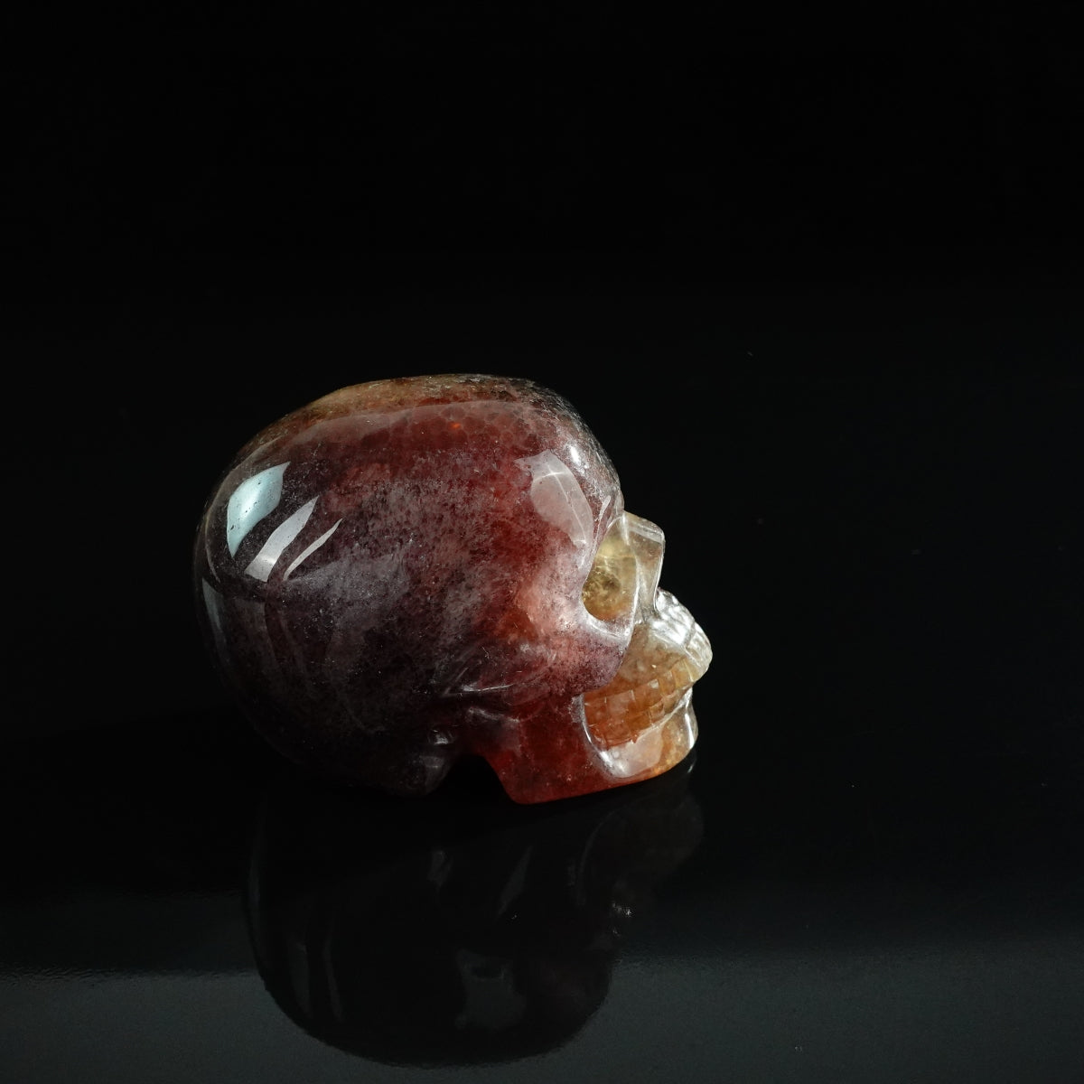 3.0" Fluorite Crystal Skull Carving - Unique Piece #GF18