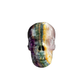 3.0" Fluorite Crystal Skull Carving - Unique Piece #GF19