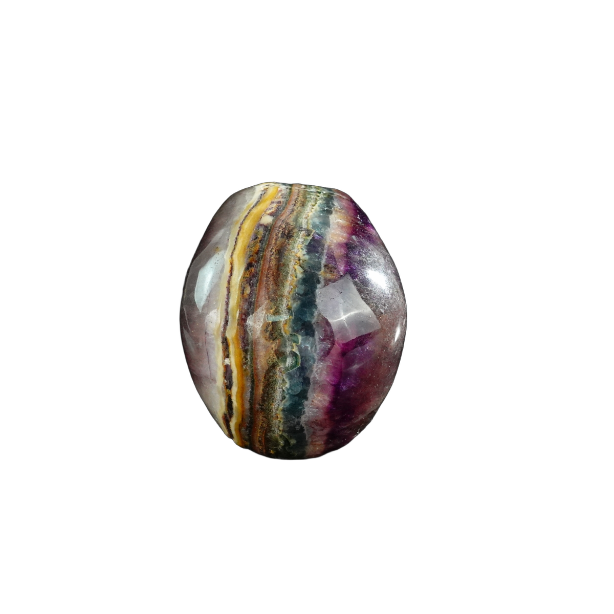 3.0" Fluorite Crystal Skull Carving - Unique Piece #GF19