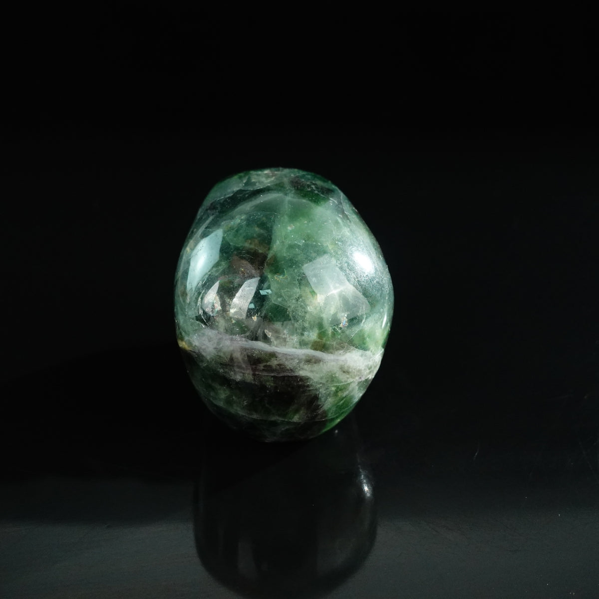 3.0" Fluorite Crystal Skull Carving - Unique Piece #GF20
