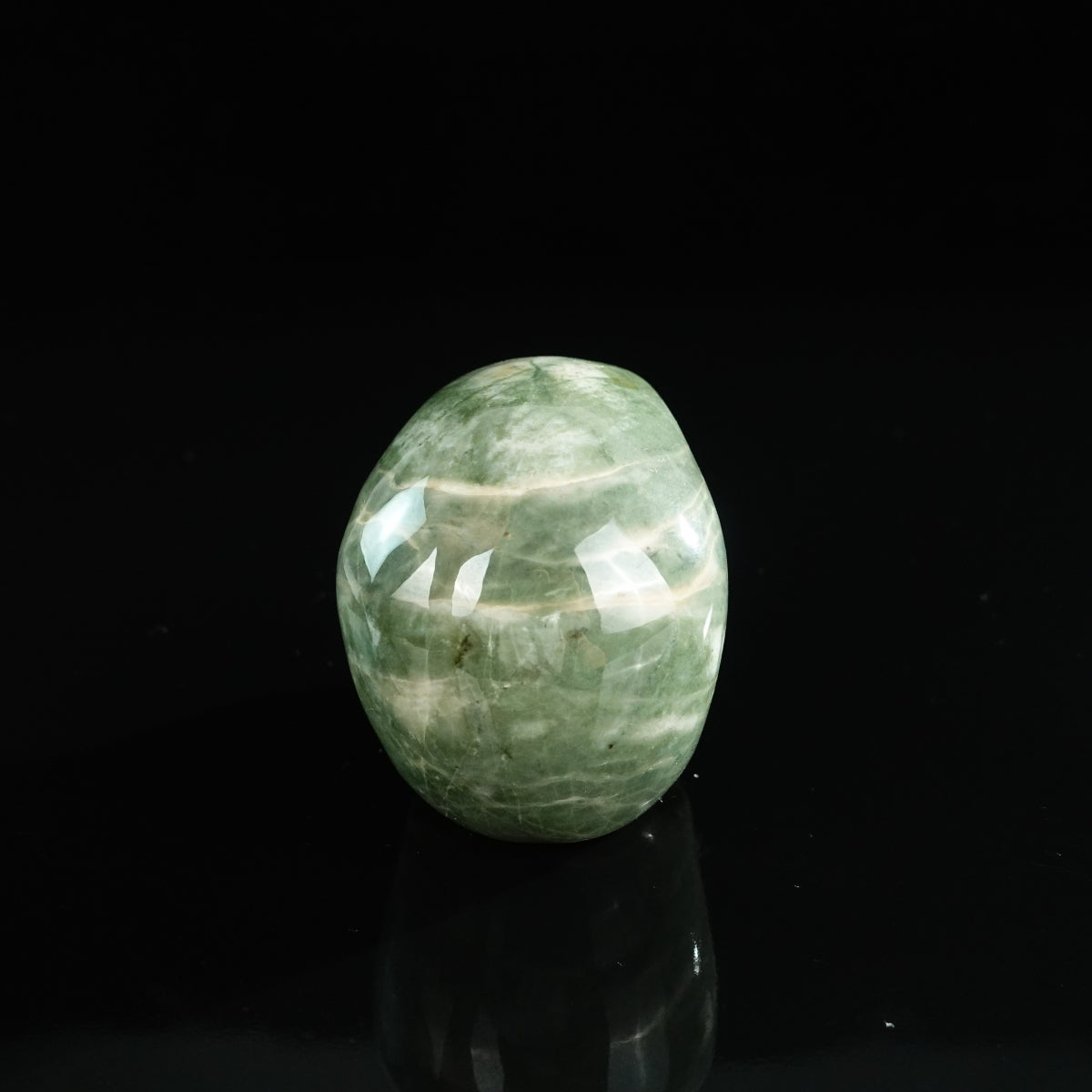 3.0" Nine Dragon Jade Crystal Skull Carving - Unique Piece #HA01