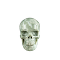 3.0" Nine Dragon Jade Crystal Skull Carving - Hand Carved Decor