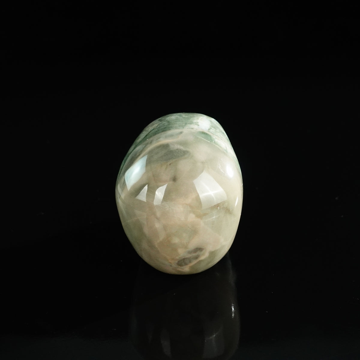 3.0" Nine Dragon Jade Crystal Skull Carving - Unique Piece #HA03