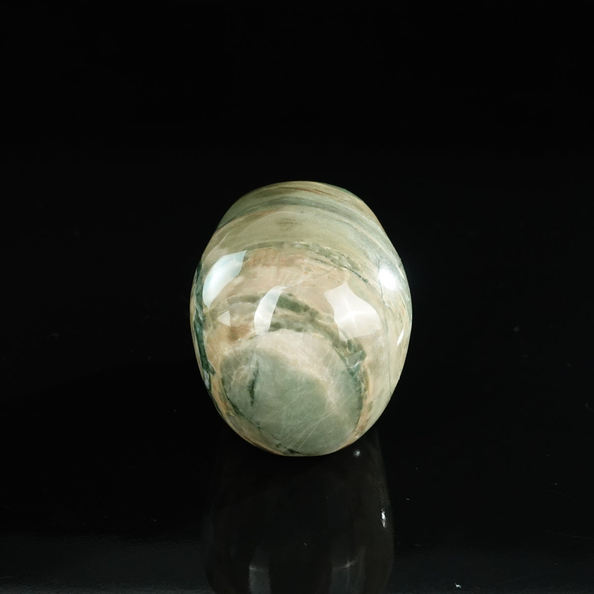 3.0" Nine Dragon Jade Crystal Skull Carving - Unique Piece #HA11