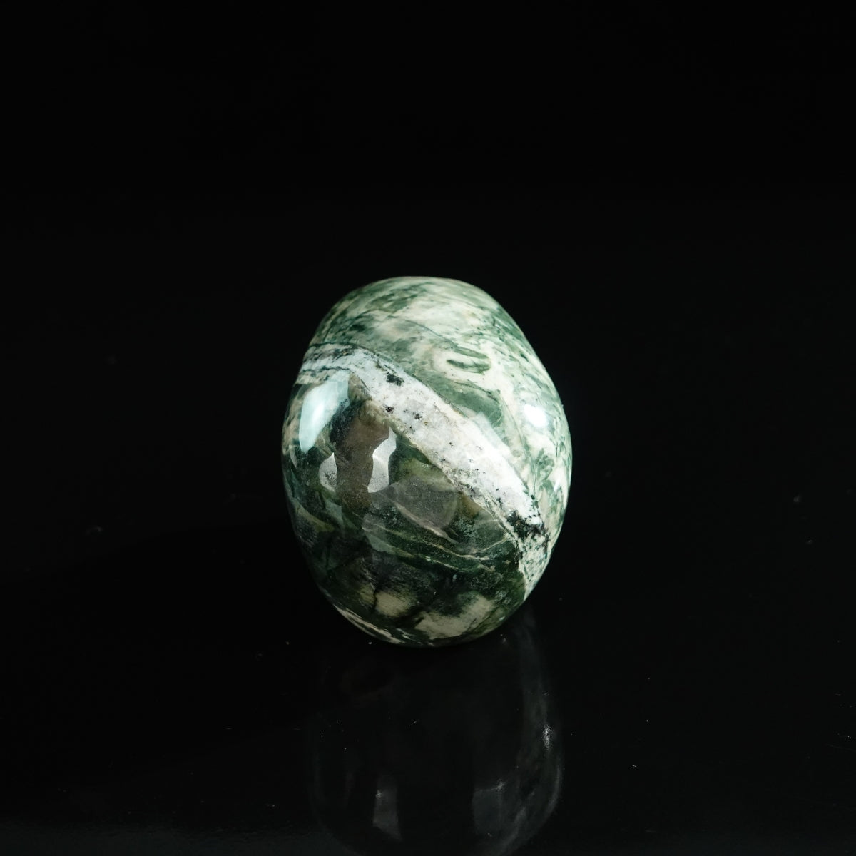 3.0" Nine Dragon Jade Crystal Skull Carving - Unique Piece #HA12