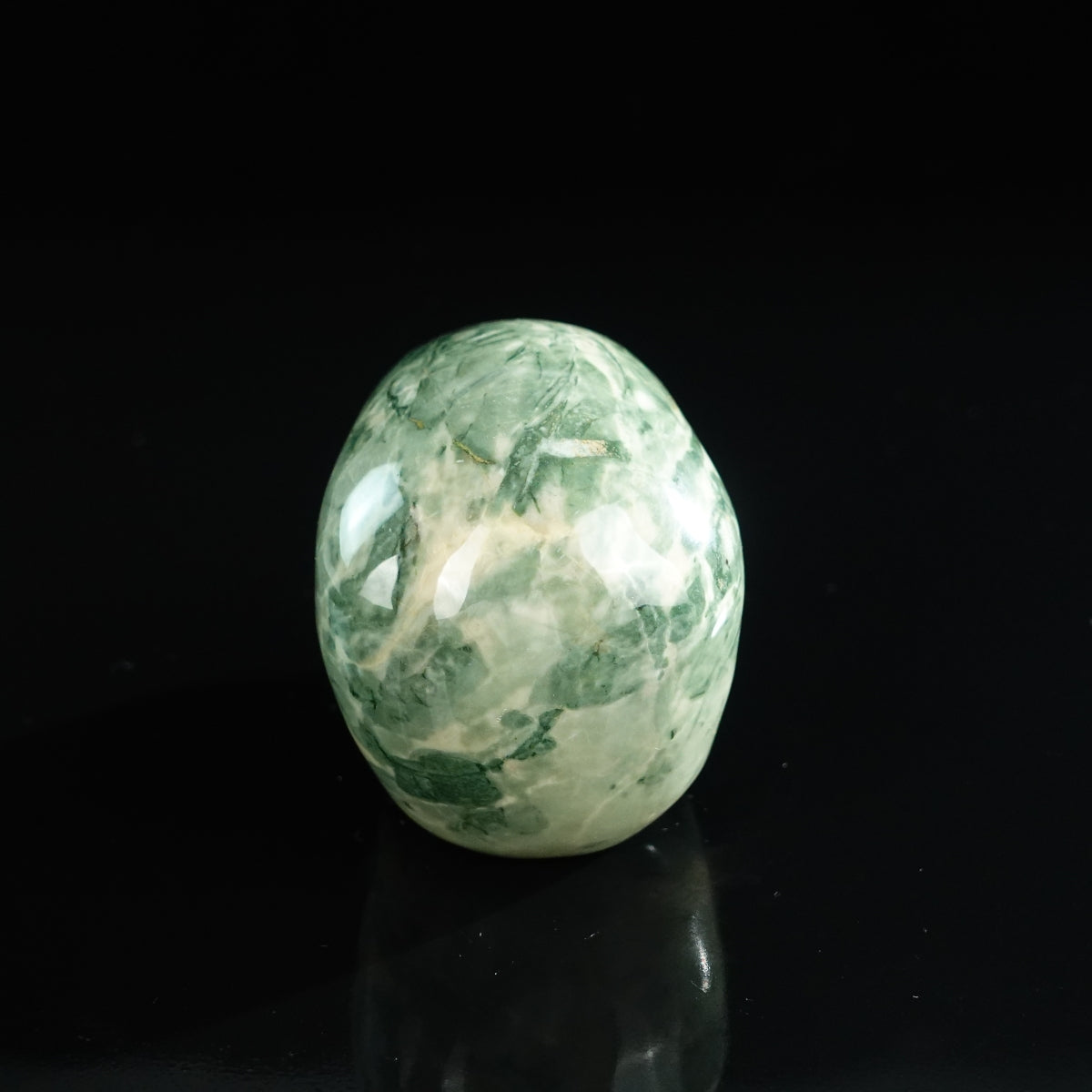 3.0" Nine Dragon Jade Crystal Skull Carving - Unique Piece #HA13