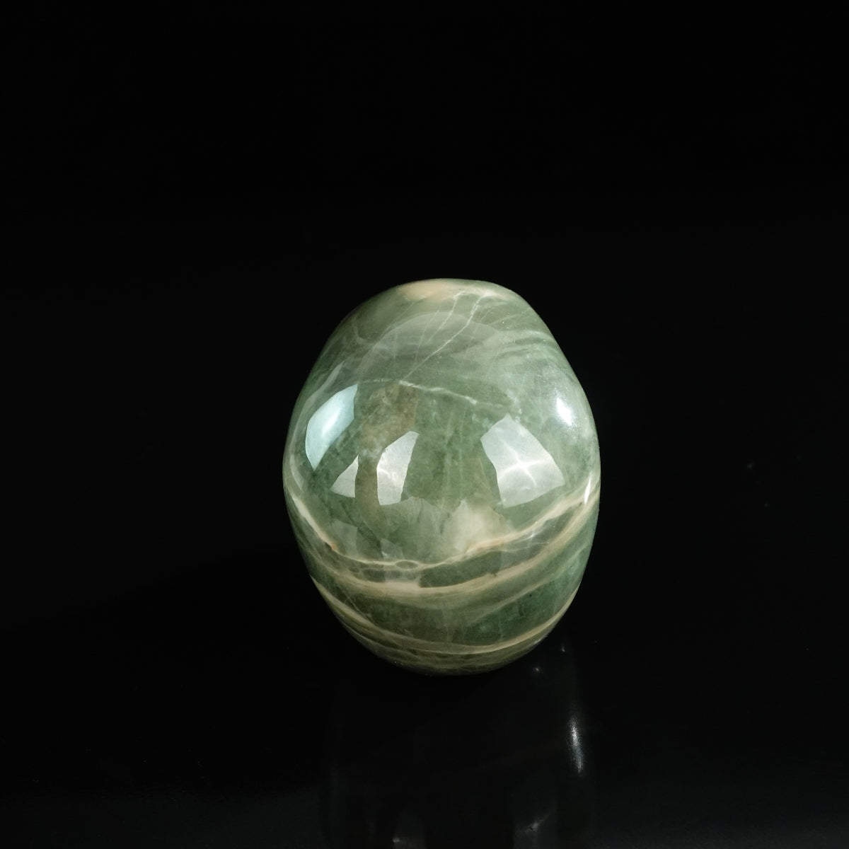 3.0" Nine Dragon Jade Crystal Skull Carving - Unique Piece #HA17