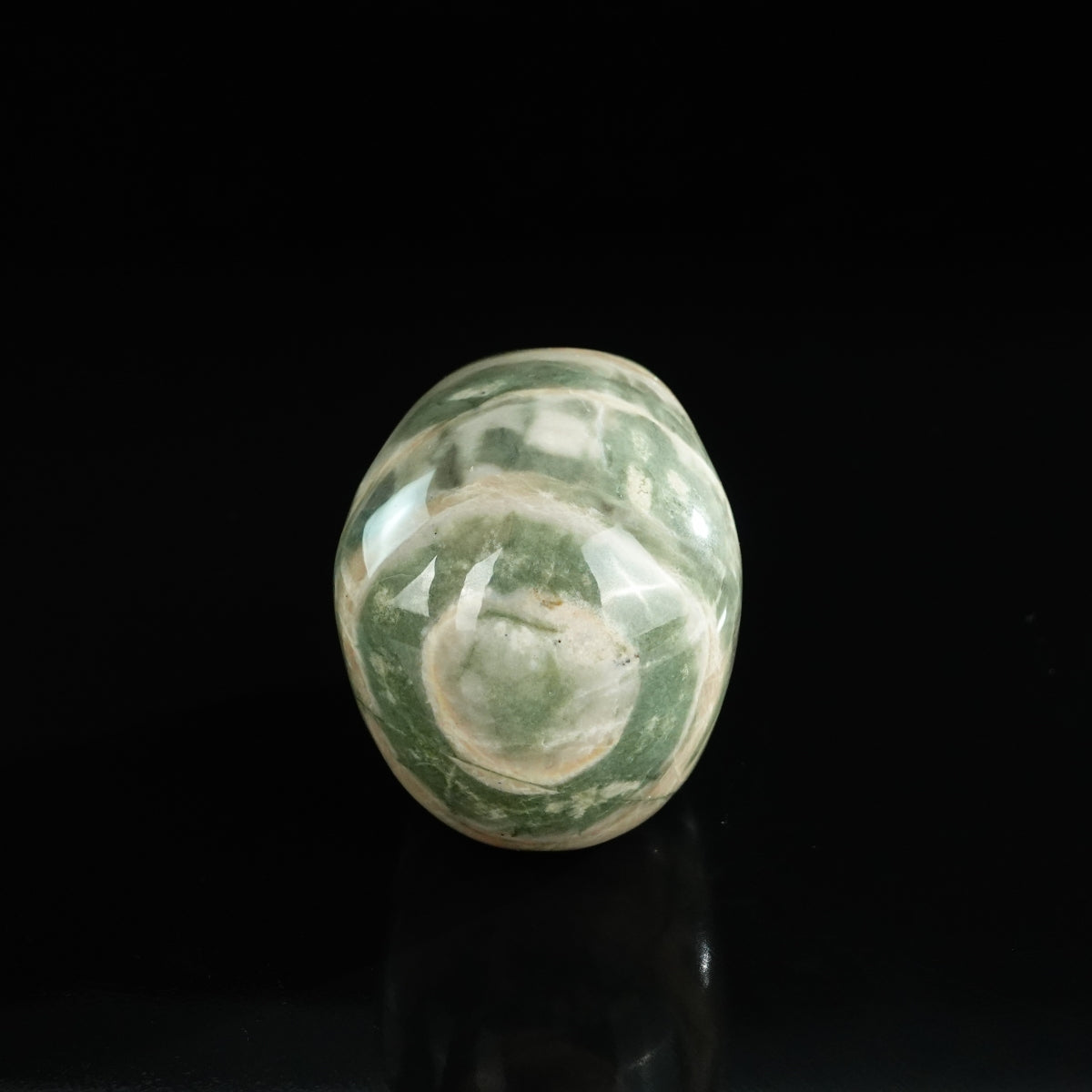 3.0" Nine Dragon Jade Crystal Skull Carving - Unique Piece #HA18