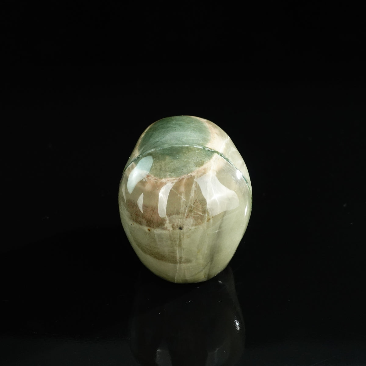 3.0" Nine Dragon Jade Crystal Skull Carving - Unique Piece #HA19