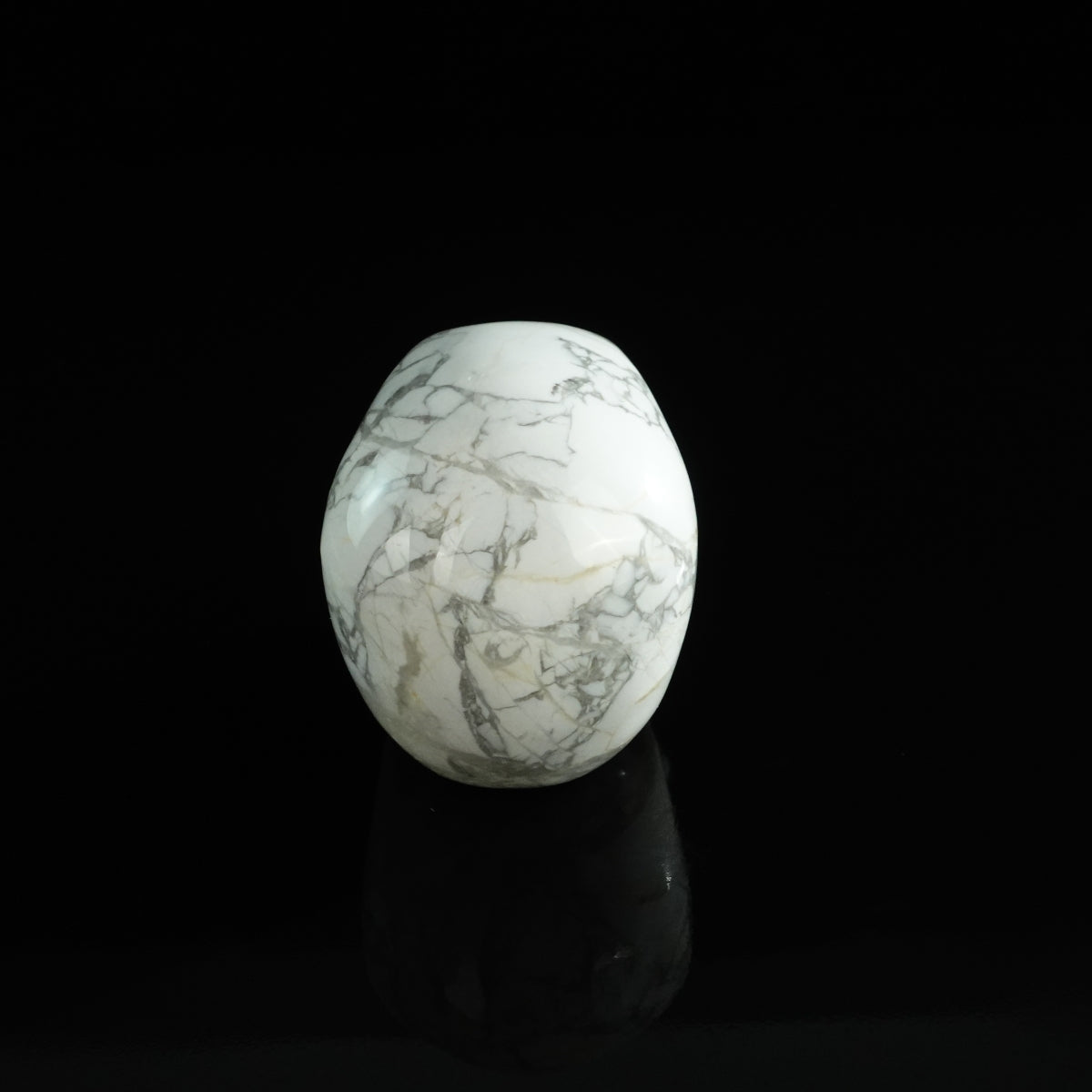 3.0" Howlite Crystal Skull Carving - Unique Piece #HL01