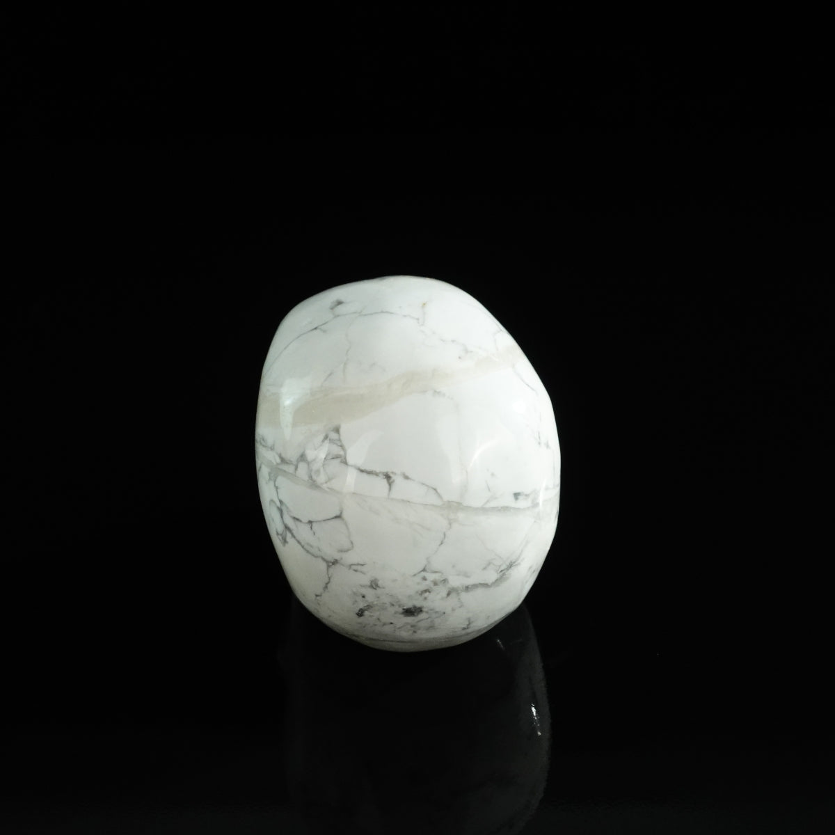 3.0" Howlite Crystal Skull Carving - Unique Piece #HL02