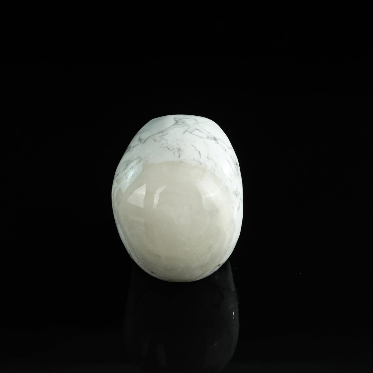 3.0" Howlite Crystal Skull Carving - Unique Piece #HL03