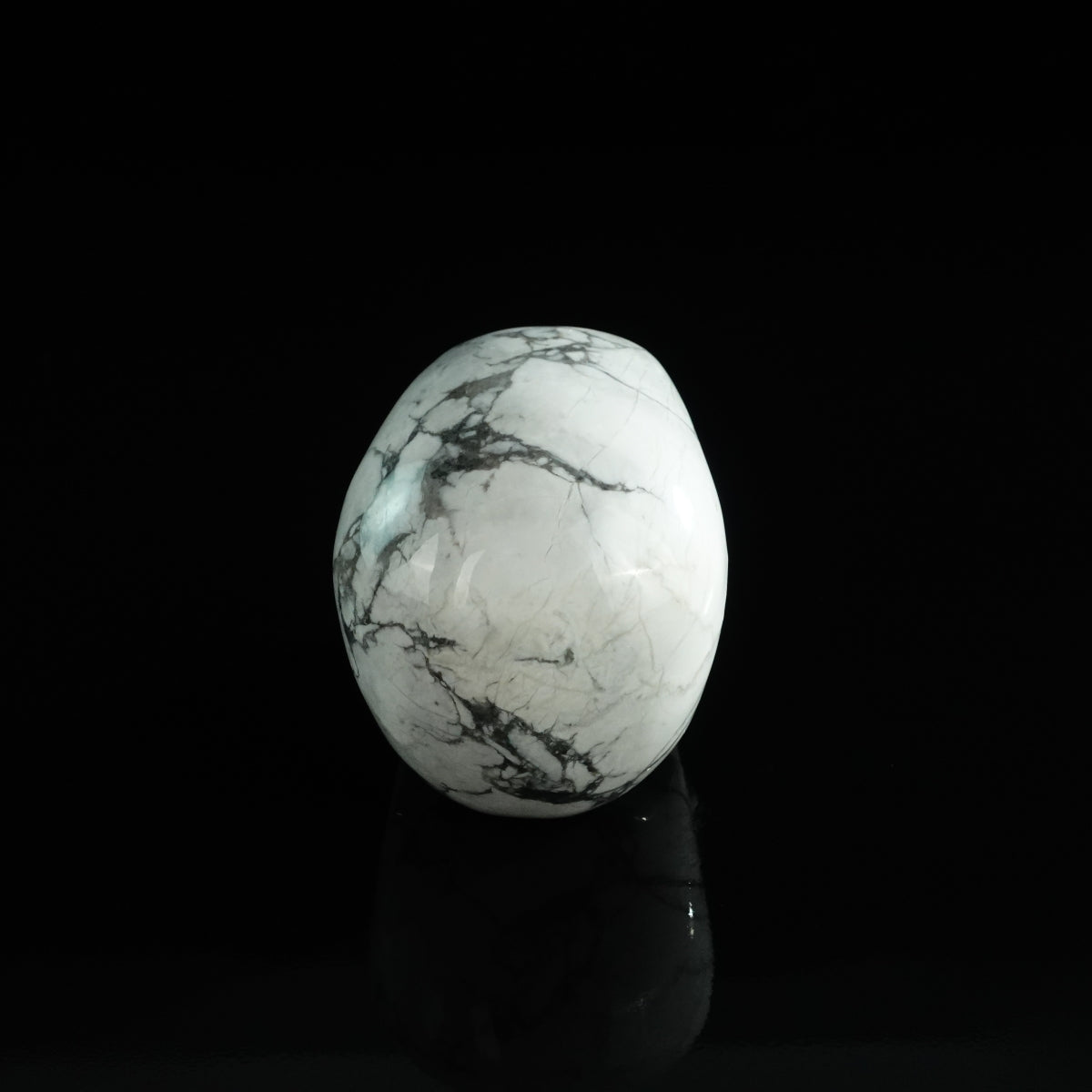 3.0" Howlite Crystal Skull Carving - Unique Piece #HL04