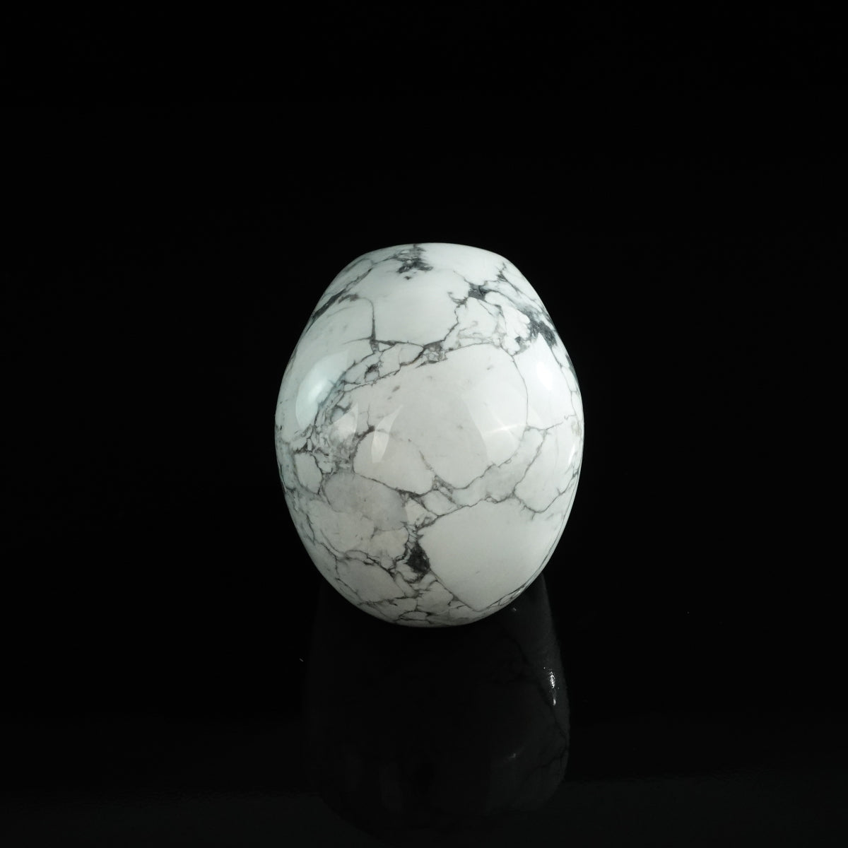 3.0" Howlite Crystal Skull Carving - Unique Piece #HL05