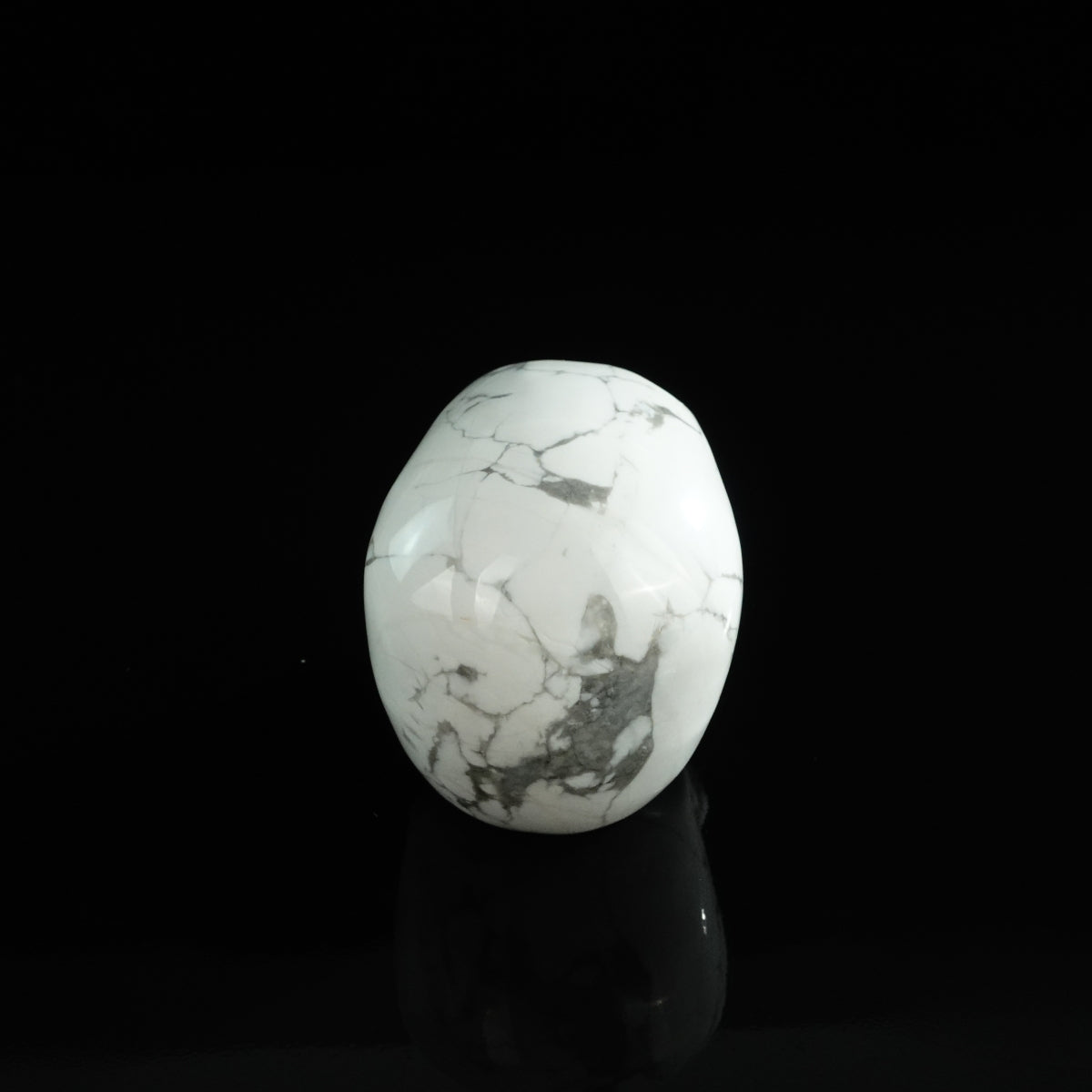 3.0" Howlite Crystal Skull Carving - Unique Piece #HL07