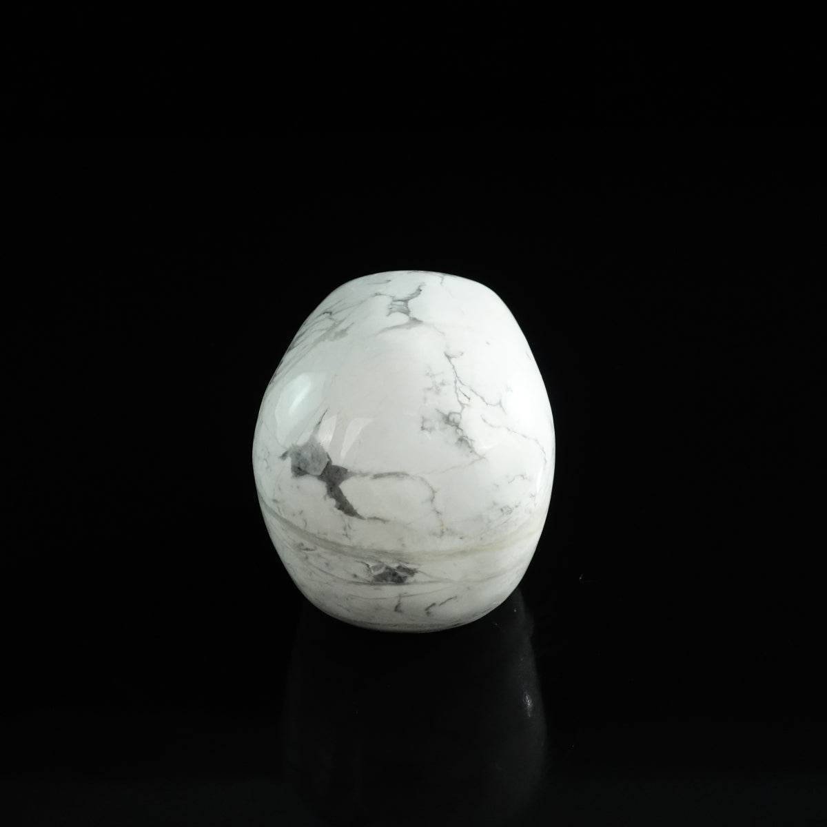 3.0" Howlite Crystal Skull Carving - Unique Piece #HL09