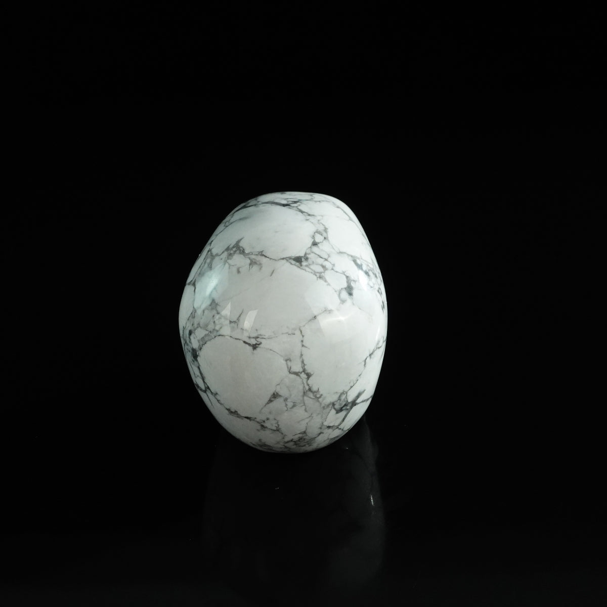 3.0" Howlite Crystal Skull Carving - Unique Piece #HL12