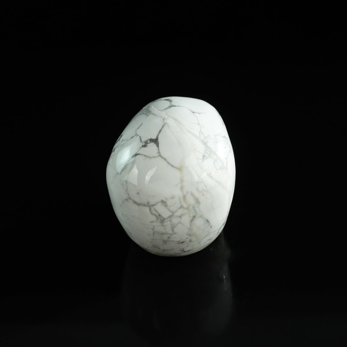 3.0" Howlite Crystal Skull Carving - Unique Piece #HL13
